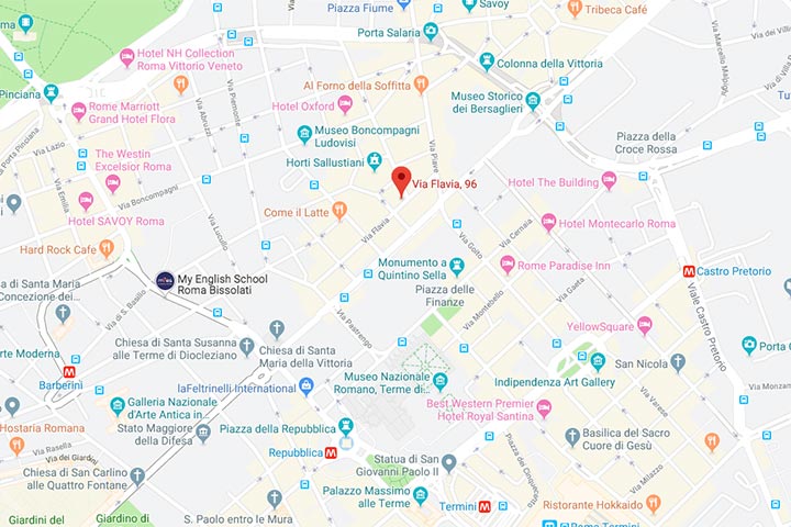 Where the Hotel Medici is located